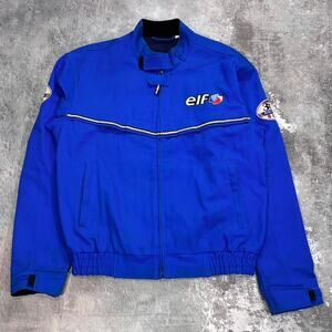 Vintage ELF 300th Anniversary Jacket Size XL. Formula 1 Racing Red Baron. F1